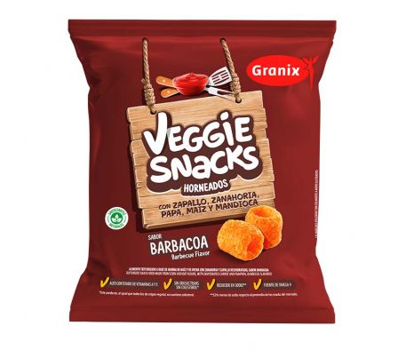 SNACKS GRANIX VEGGIE BARBACOA 45GR