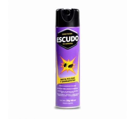 INSECTICIDA ESCUDO MATA PULGAS /GARRAPATA 390ML 