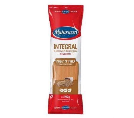 FIDEO MATARAZZO SPAGHETTI INTEGRAL 500 GRS