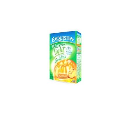 GELATINA EXQUISITA LIGHT DURAZNO 25GR