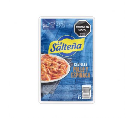 RAVIOLES LA SALTEÑA POLLO Y VERDURAS 500GR