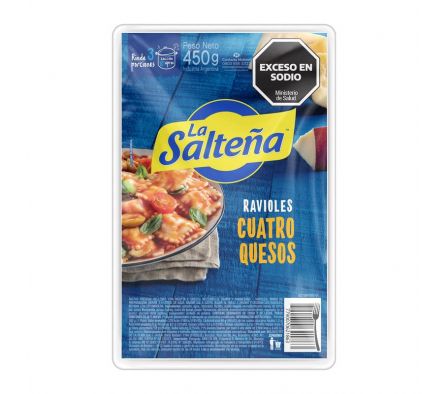 RAVIOLES LA SALTEÑA 4 QUESOS 500GR