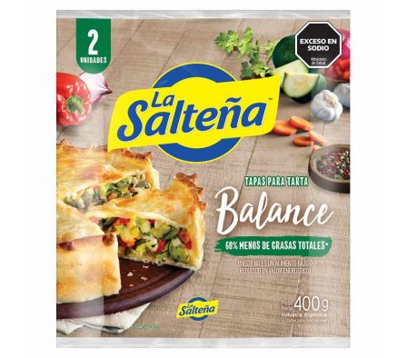 TAPA PASCUALINA LA SALTEÑA LIGHT 400GR