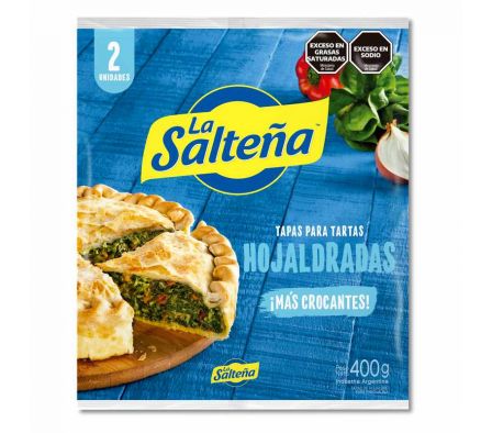TAPA PASCUALINA LA SALTEÑA REDONDA 400GR