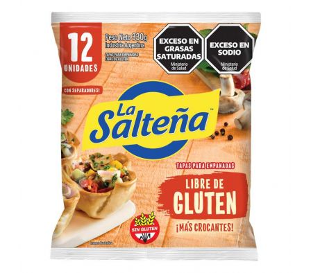 TAPA EMPANADA LA SALTEÑA SIN TACC 380GR