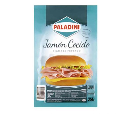 JAMON COCIDO PALADINI 200G