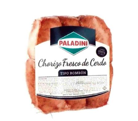 CHORIZO DE CERDO PALADINI BOMBON 400GR
