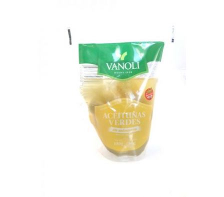 ACEITUNAS VERDES VANOLI DOY PACK 80GR