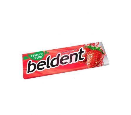 CHICLE BELDENT FRUTILLA 10GR