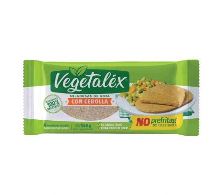 MILANESA VEGETALEX DE SOJA C/ CEBOLLA 340GR