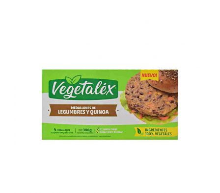 MEDALLONES VEGETALEX DE LEGUMBRES Y QUINOA 300GR