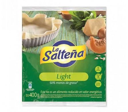 TAPA PASCUALINA LA SALTEÑA LIGHT 400GR