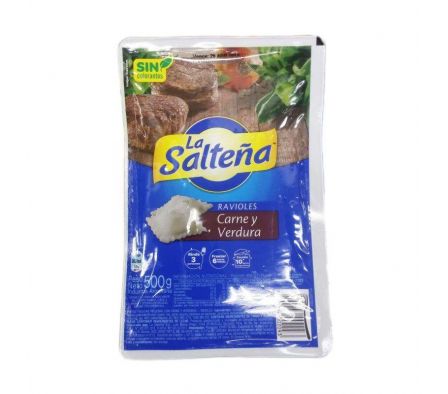 RAVIOLES LA SALTEÑA CARNE/VERDURA 500GR