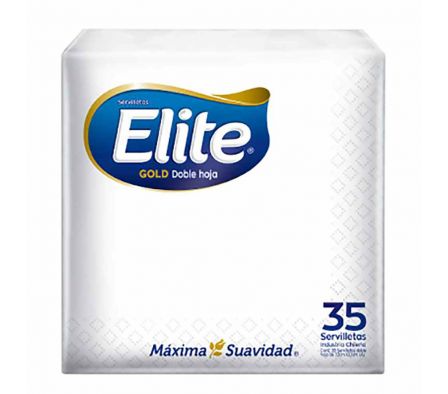 SERVILLETA ELITE GOLD DOBLE HOJA 33CM