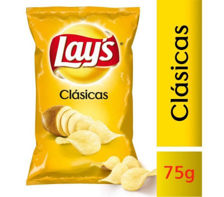 PAPAS FRITAS LAYS CLASICAS 75GR