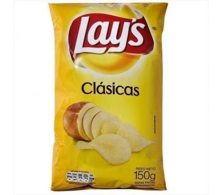 PAPAS FRITAS LAYS CLASICAS 150GR