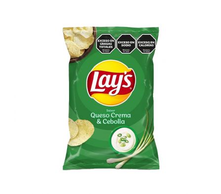 PAPAS FRITAS LAY´S QUESO Y CEBOLLA  77GR