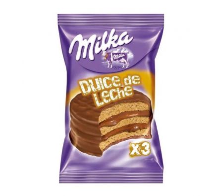 ALFAJOR MILKA TRIPLE DULCE DE LECHE 70GR