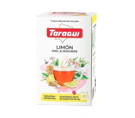 TE TARAGUI LIMON MIELY JENGIBRE 20X2GR