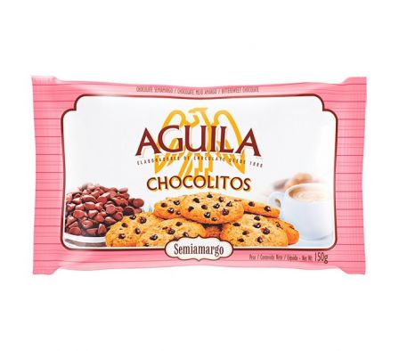CHOCOLATE AGUILA SEMIAMARGO CHOCOLITOS 150GR
