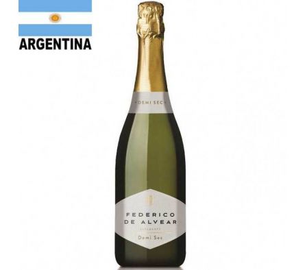 VINO ESPUMANTE FEDERICO DE ALVEAR DEMI SEC 750ML