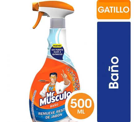 LIMPIADOR MR MUSCULO LIQUIDO TOTAL BAÑO GATILLO 50