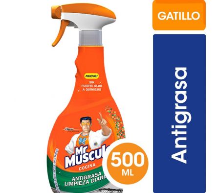 LIMPIADOR MR MUSCULO TOTAL COCINA GATILLO 500ML