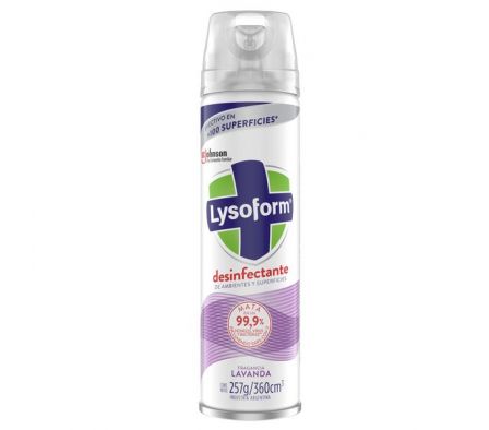 DESINFECTANTE LYSOFORM LAVANDA AEROSOL 360ML