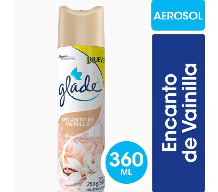 DESODORANTE AMBIENTE GLADE VAINILLA 360CC