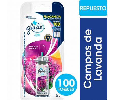 AROMATIZANTE GLADE TOQUE REPUESTO LAVANDA