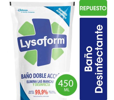 DESINFECTANTE LYSOFORM BAÑO DOY PACK 500ML