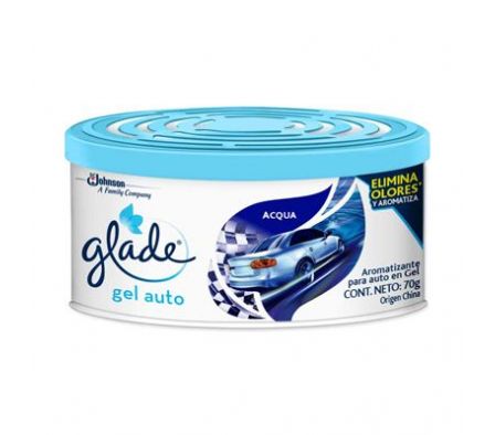 AROMATIZANTE GLADE PARA AUTO EN GEL 70GR