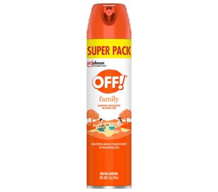 REPELENTE OFF AEROSOL  290ML 