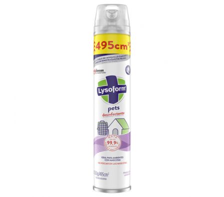 DESODORANTE LYSOFORM EN AEROSOL PETS 495ML