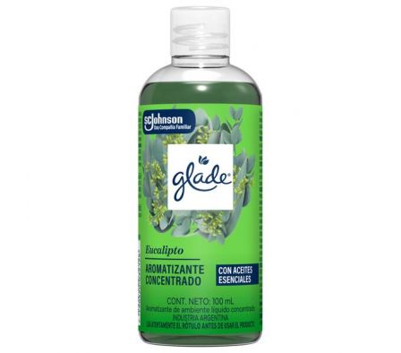 AROMATIZANTE GLADE CONCENTRADO EUCALIPTO 100ML 