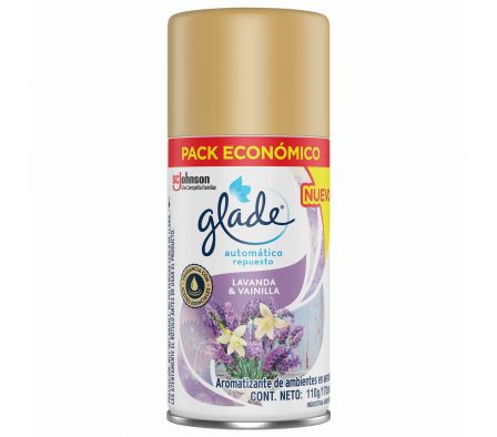 AROMATIZANTE GLADE REPUESTO LAVANDA VAINILLA 170ML