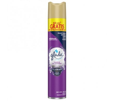 DESODORANTE AMBIENTE GLADE CAMPOS DE LAVANDA 420ML