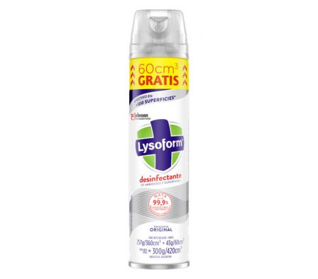 DESODORANTE LYSOFORM EN AEROSOL ORGIGINAL 420ML