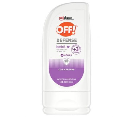 REPELENTE OFF DEFENSE BEBE GEL 100ML