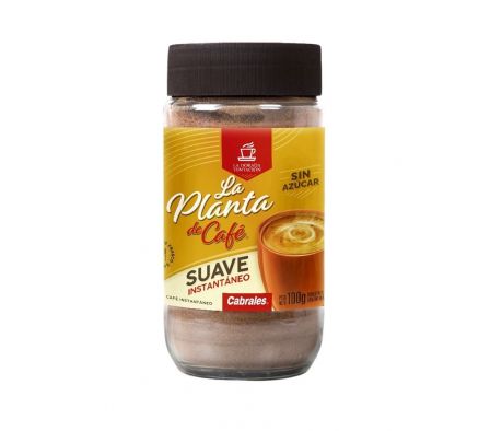 CAFÉ CABRALES SOLUBLE S/AZUCAR FRASCO 100 GR