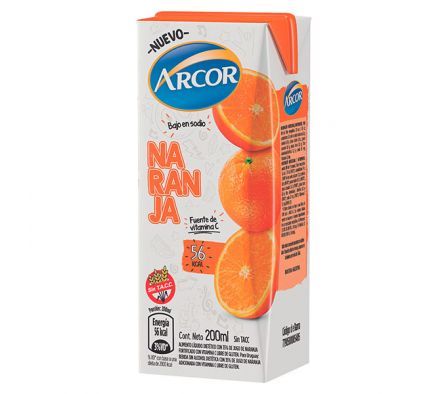 JUGOS ARCOR NARANJA TETRA 200ML