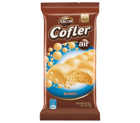 CHOCOLATE COFLER BLANCO 27GR
