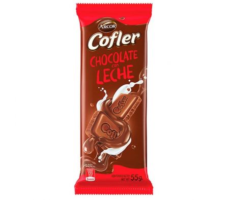 CHOCOLATE ARCOR COFLER LECHE 55GR