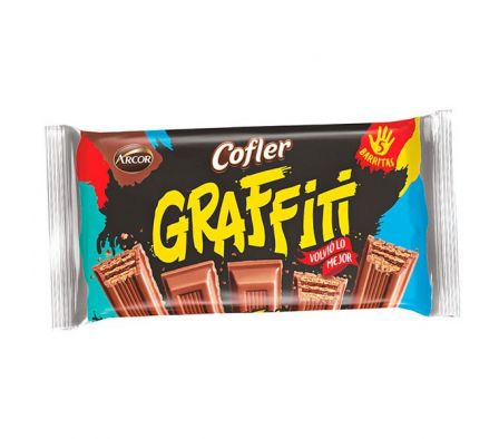CHOCOLATE ARCOR COFLER GRAFFITI TABL 45G