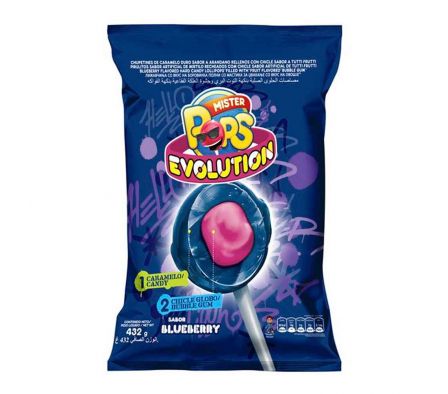 MISTER POPS BLUBERRY 480GR