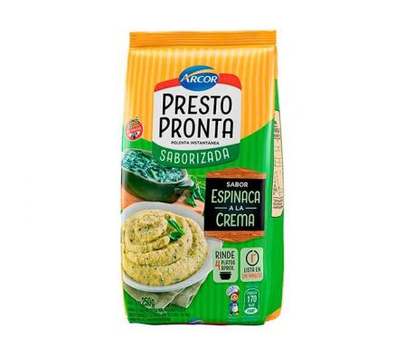 POLENTA ARCOR ESPINACA CREMA 250 GR