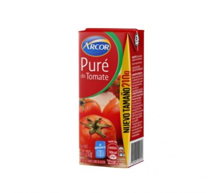 PURE DE TOMATE ARCOR 210GR