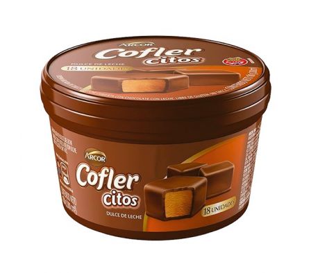 HELADO COFLER BOMBONCITOS DULCE DE LECHE 180GR