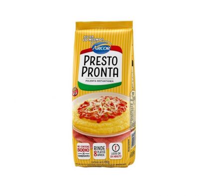MEZCLA P/POLENTA ARCOR PRESTO PRONTA 490GR