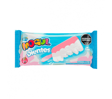HELADO MOGUL DIENTES FRUTILLA & YOGUR 60GR